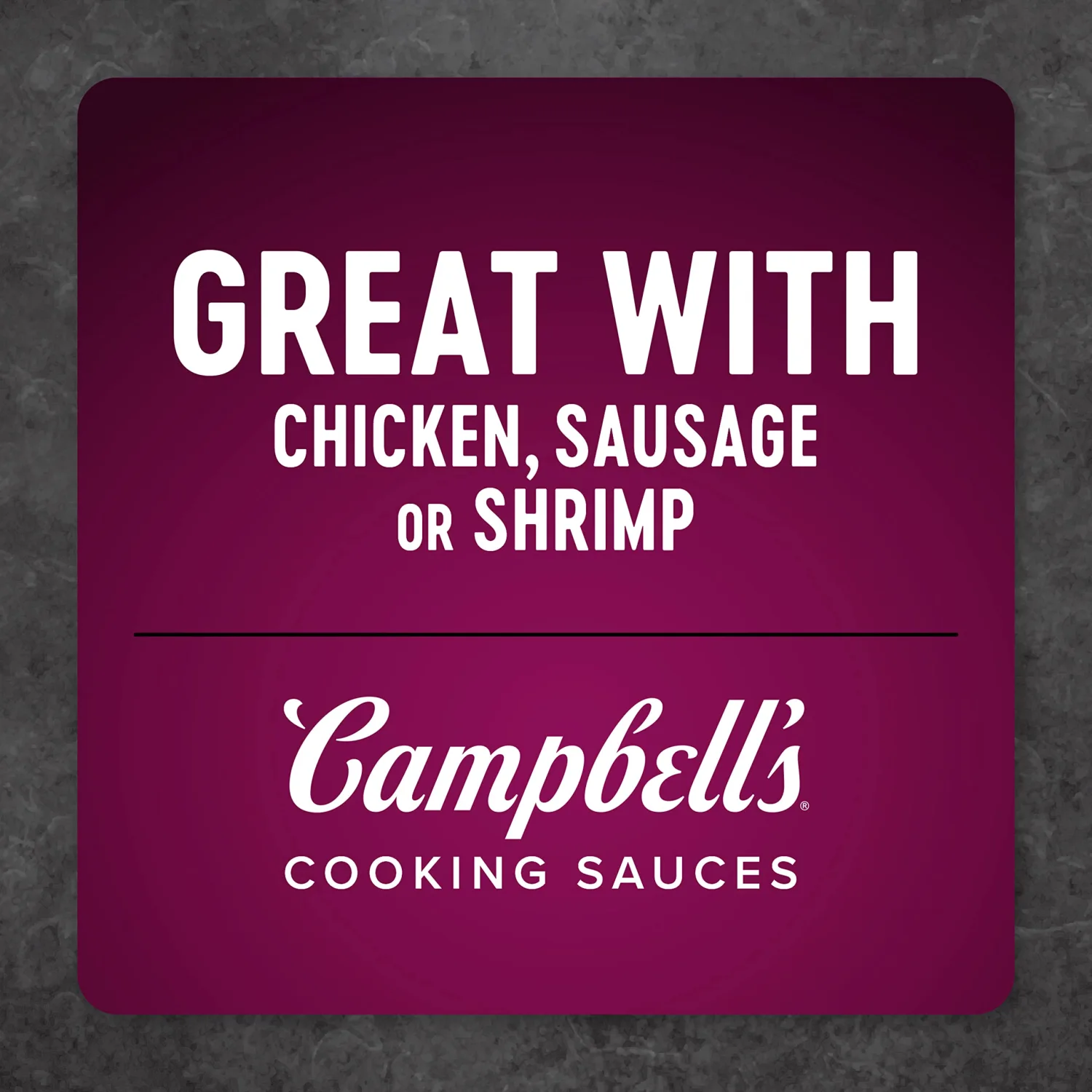 Campbell’s Cooking Sauces, Creamy Cajun Sauce, 11 Oz Pouch