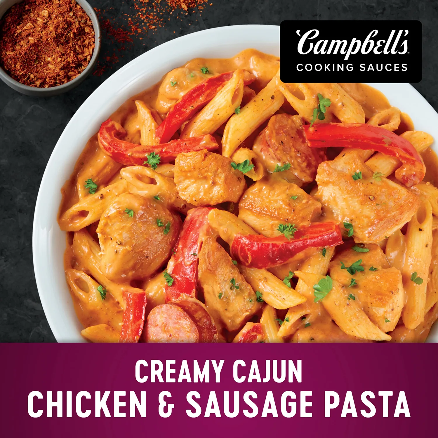 Campbell’s Cooking Sauces, Creamy Cajun Sauce, 11 Oz Pouch