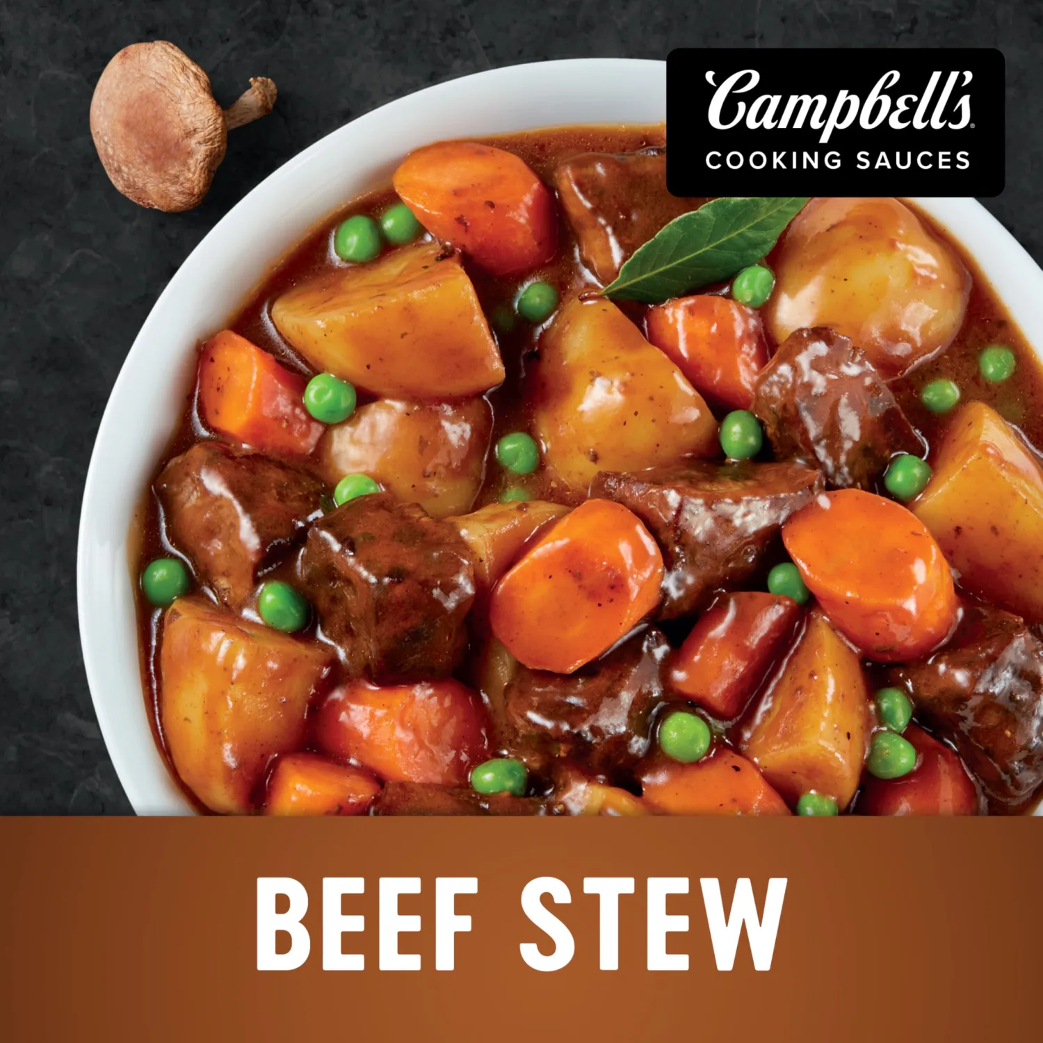 Campbell's Cooking Sauces, Hearty Beef Stew, 12 Oz Pouch (Pack of 2)