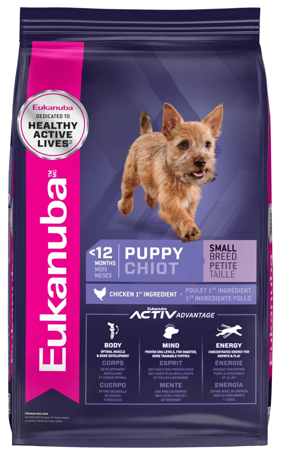 Eukanuba Puppy Small Breed Dry Dog Food, 4.5 Pound (Pack of 1)
