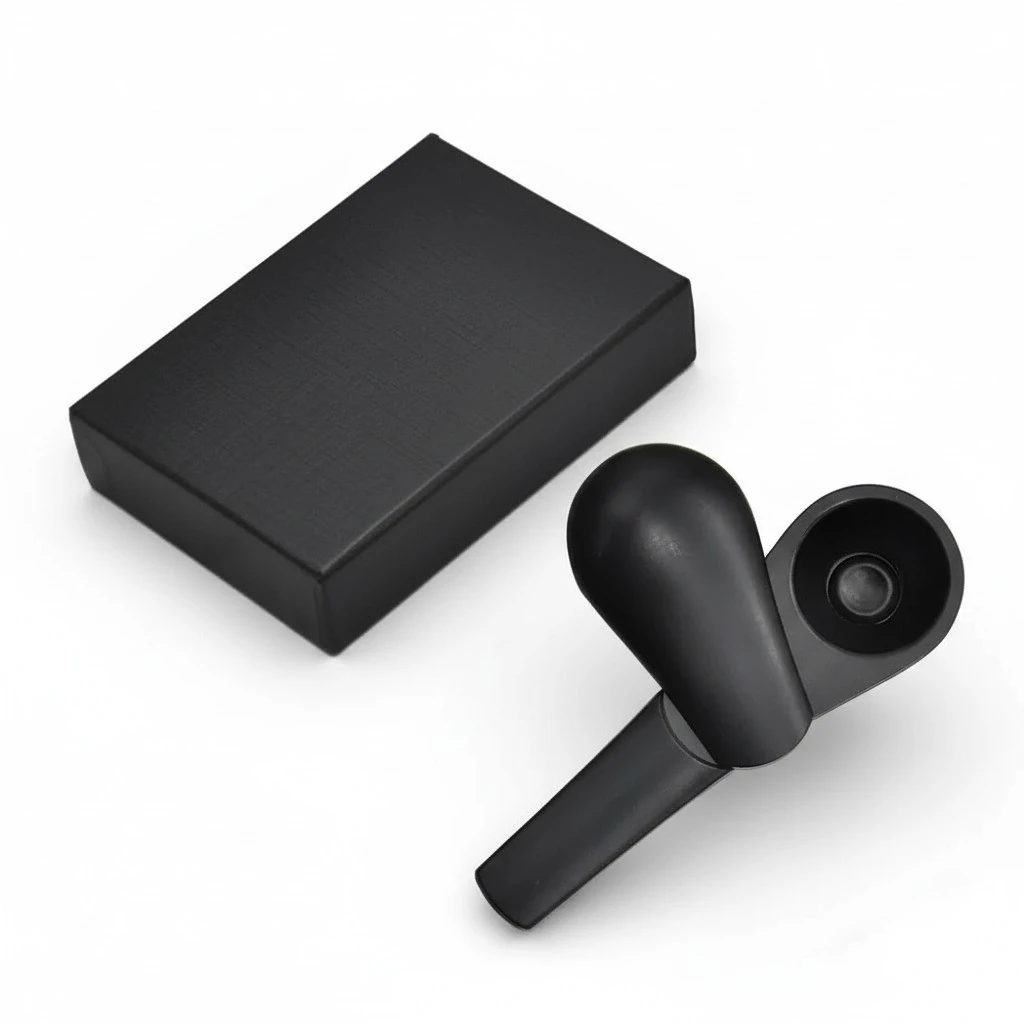Tobacco Pipe Originality Pipe, Pipe for Ultimate Beginner, Travel Tobacco Pipe - Birthday Gift Set,Black