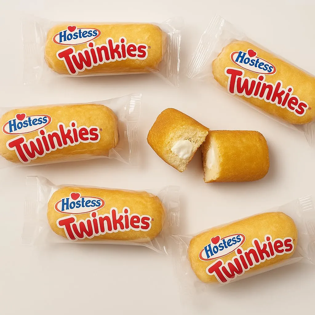 Hostess Cakes Twinkies Individually Wrapped – Golden Snack Cake 10ct 13.58oz, Classic Hostess Snacks Cake, Desserts Snacks Cakes for All Ages