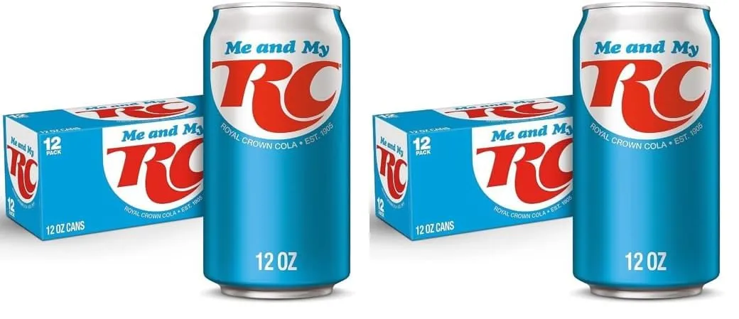 RC Cola Soda, 12 fl. oz. Cans, 12 Pack (Pack of 2)