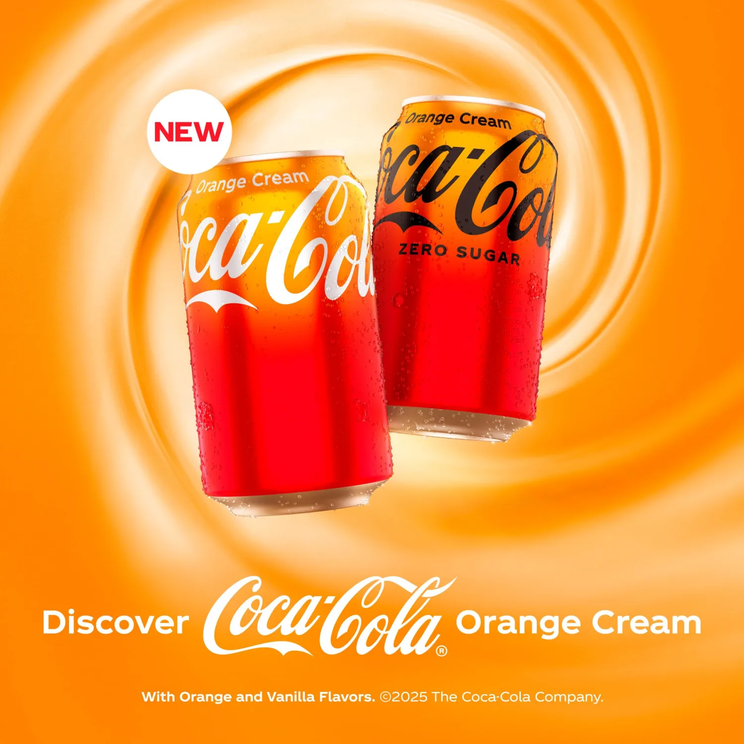 Coke Orange Cream 12oz 12pk Zero Sugar