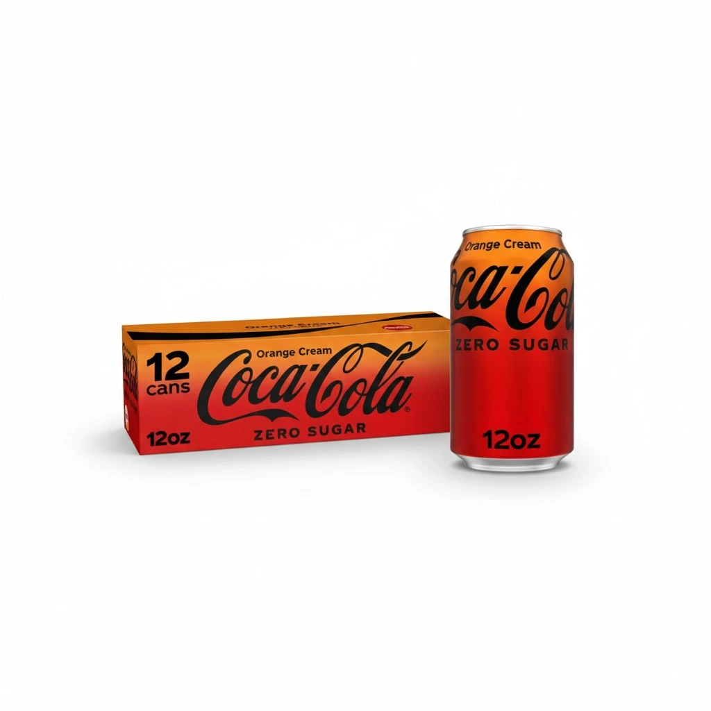 Coke Orange Cream 12oz 12pk Zero Sugar