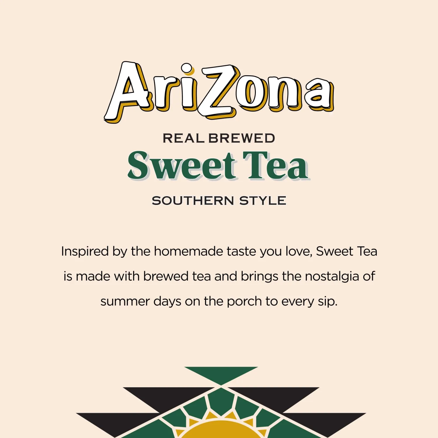 Arizona Sweet Tea - Big Can, 22 Fl Oz (Pack of 12)