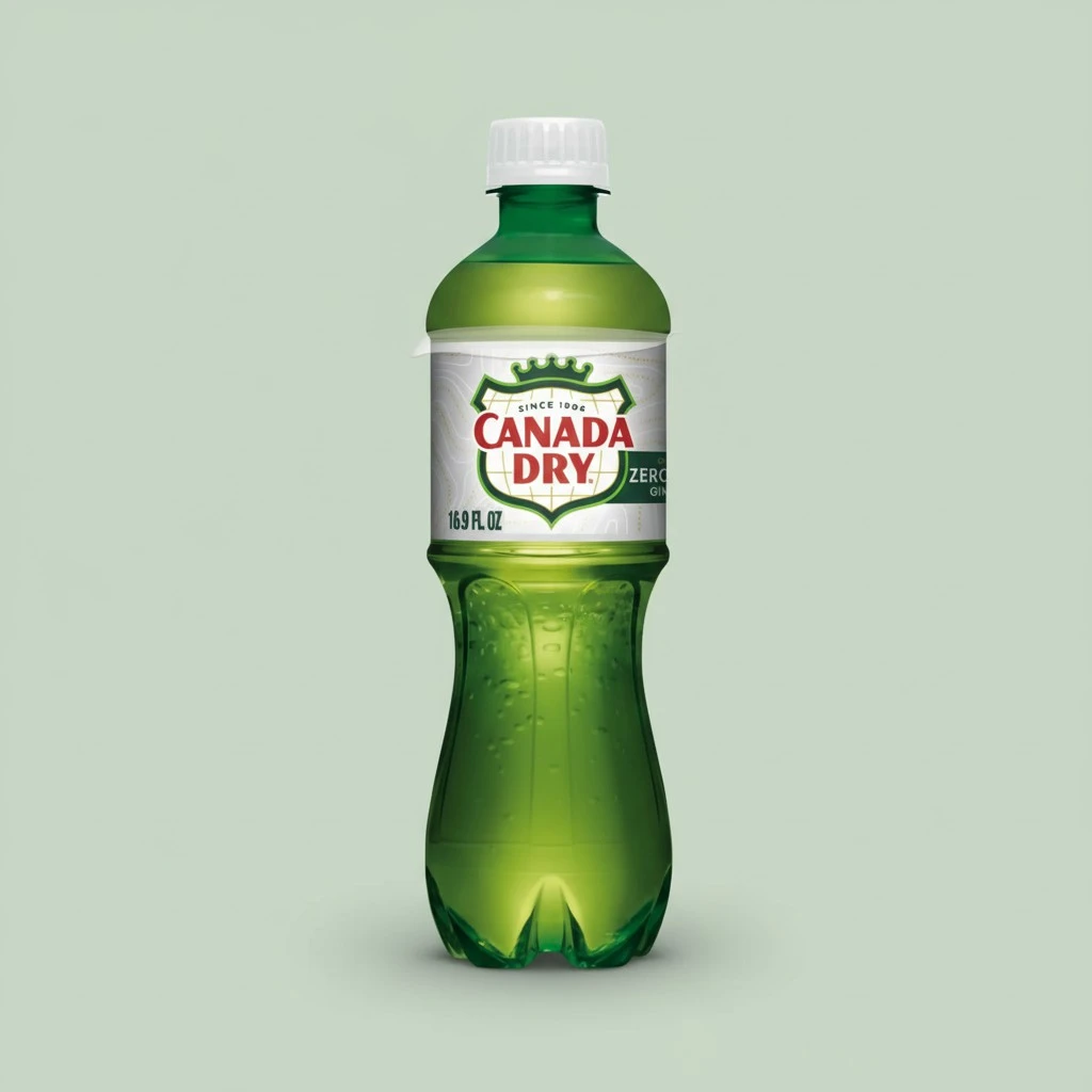 Canada Dry Zero Sugar Ginger Ale Soda, .5 L bottles, 6 pack