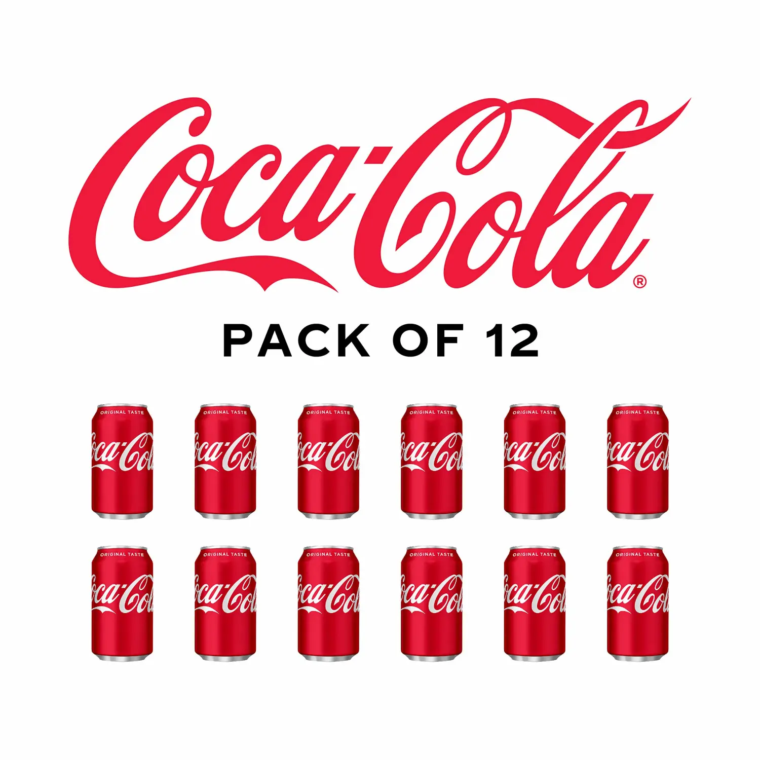 Coca-Cola Soda Soft Drink, 12 fl oz, 12 Pack