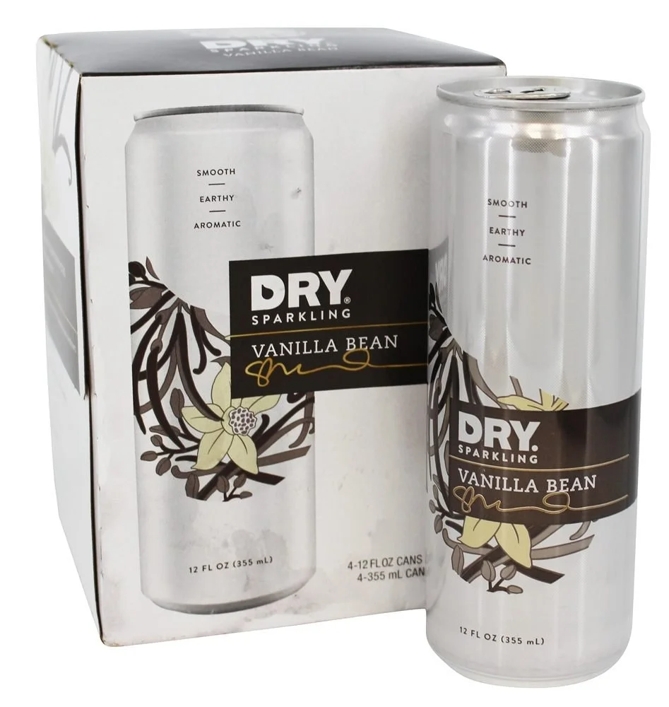 Dry Botanical Bubbly Vanilla Bean Soda 4 pk, 12 FZ