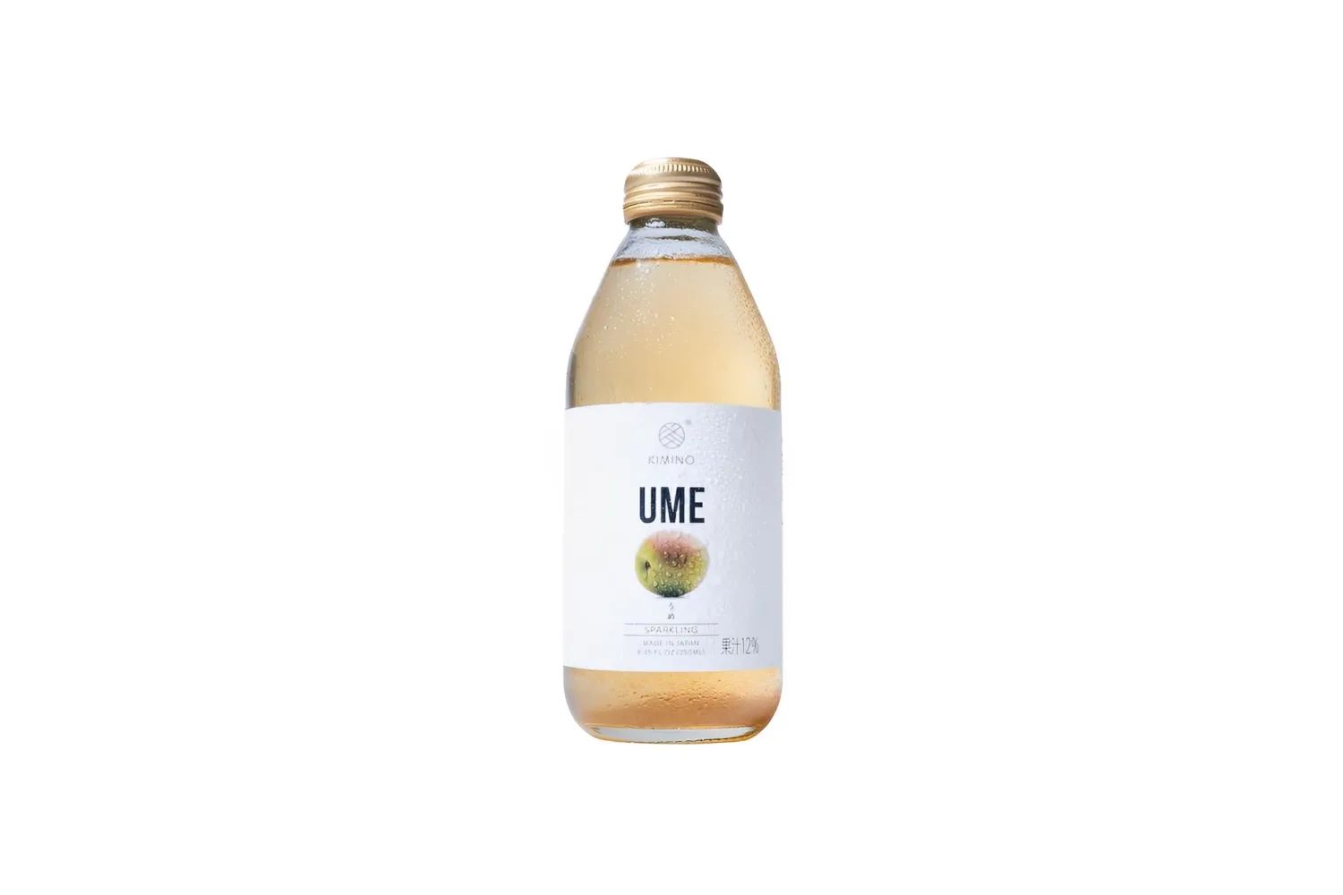 KIMINO DRINKS Sparlking Ume Juice, 8.45 FZ