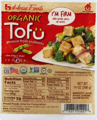 House Foods, Organic Firm Tofu, 14 oz