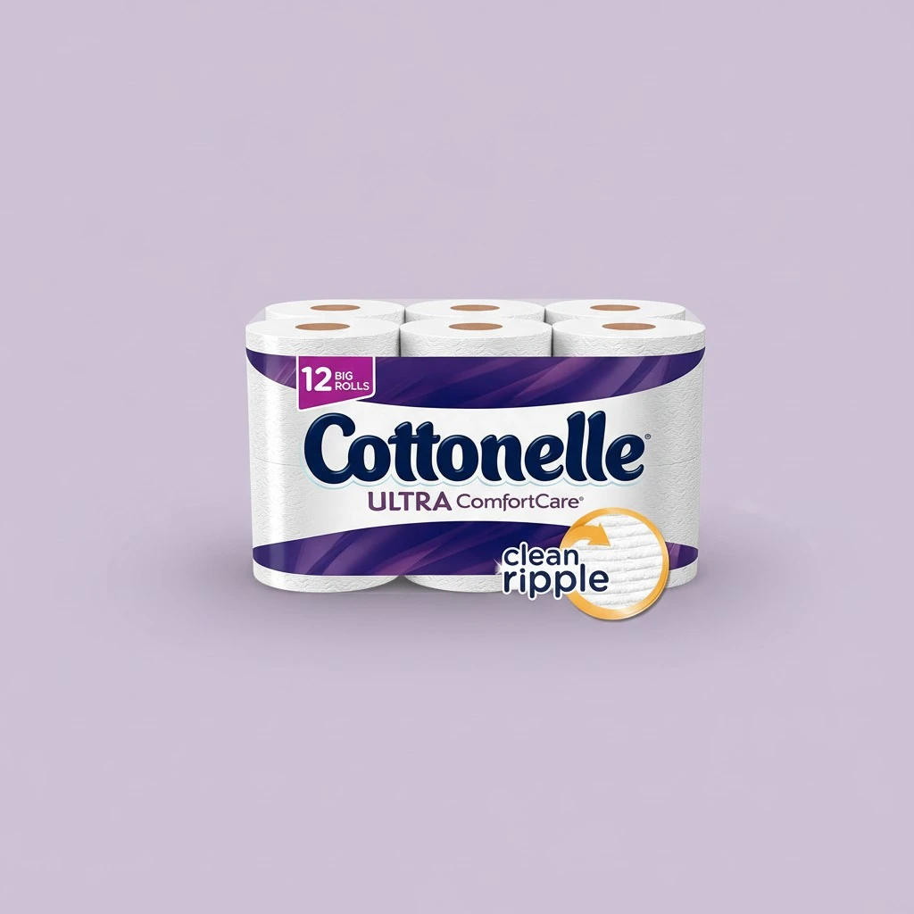 Cottonelle Ultra ComfortCare Big Roll Toilet Paper, Bath Tissue, 12 Toilet Paper Rolls