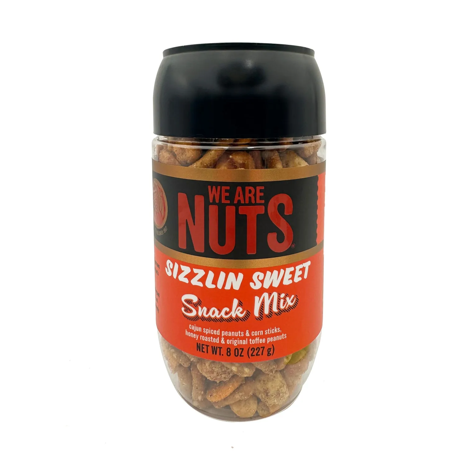 We Are Nuts Specialty Snack & Trail Mix - Sizzlin' Sweet Flavor - 1-Pack On The Go Jar (8 oz.)