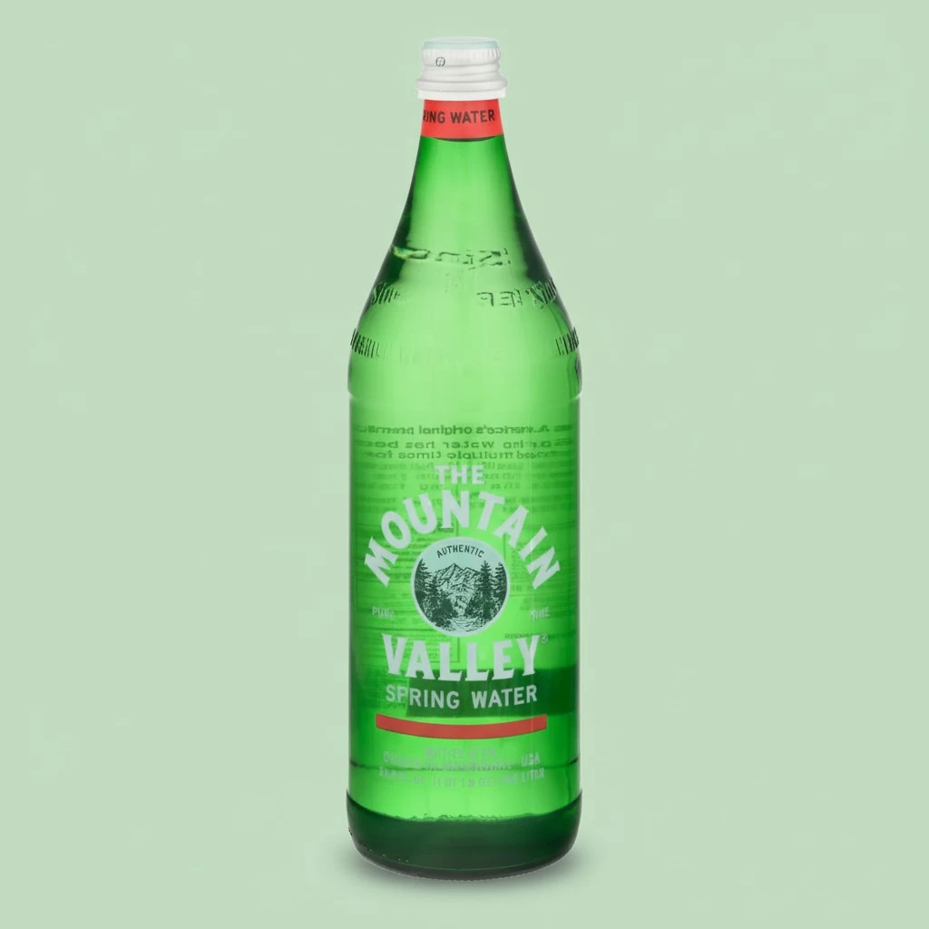Mountain Valley Water, Water Spring Glass, 33.8 Fl Oz