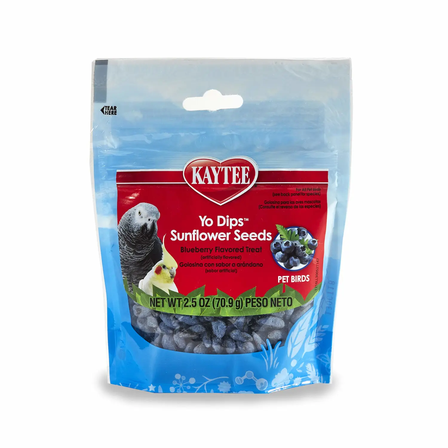 Kaytee Yo Dips Blueberry Flavored Yogurt Dipped Treat For Pet Birds, 2.5 oz