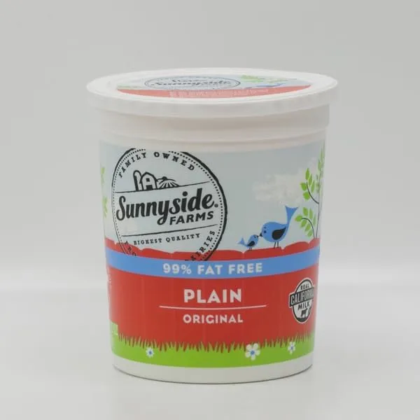 Sunnyside Farms, Plain Yogurt, 32 Ounce