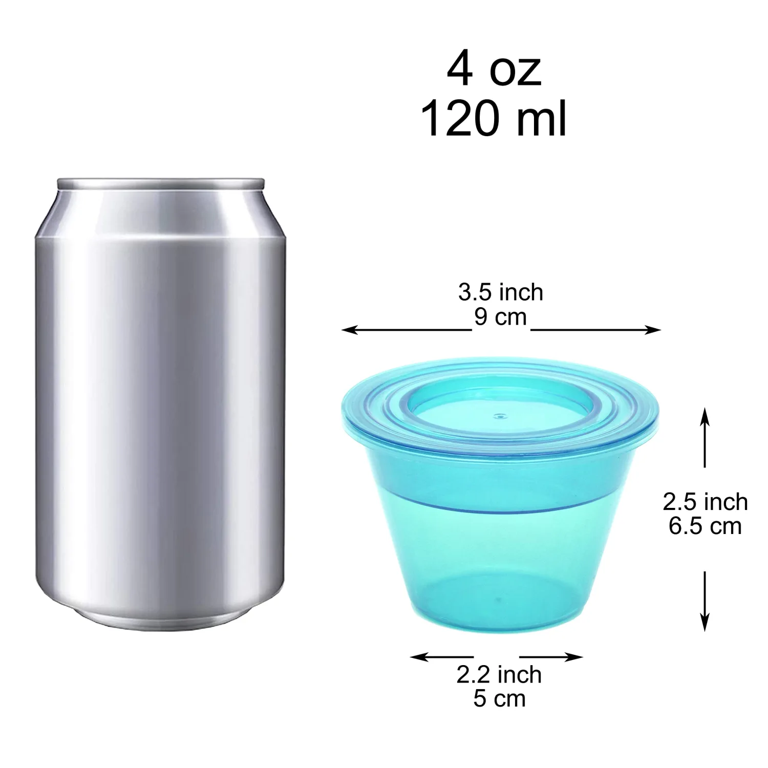 Youngever 7 Sets Reusable Parfait Cups With Lids and Inserts, Plastic Dessert and Yogurt Cups, Spill and Leak Proof (Small 4 Ounce)