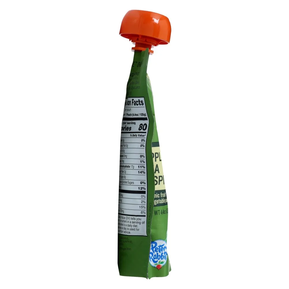 Peter Rabbit Organics Baby Pea Spinach Apple, 4.40 oz - Packaging may vary