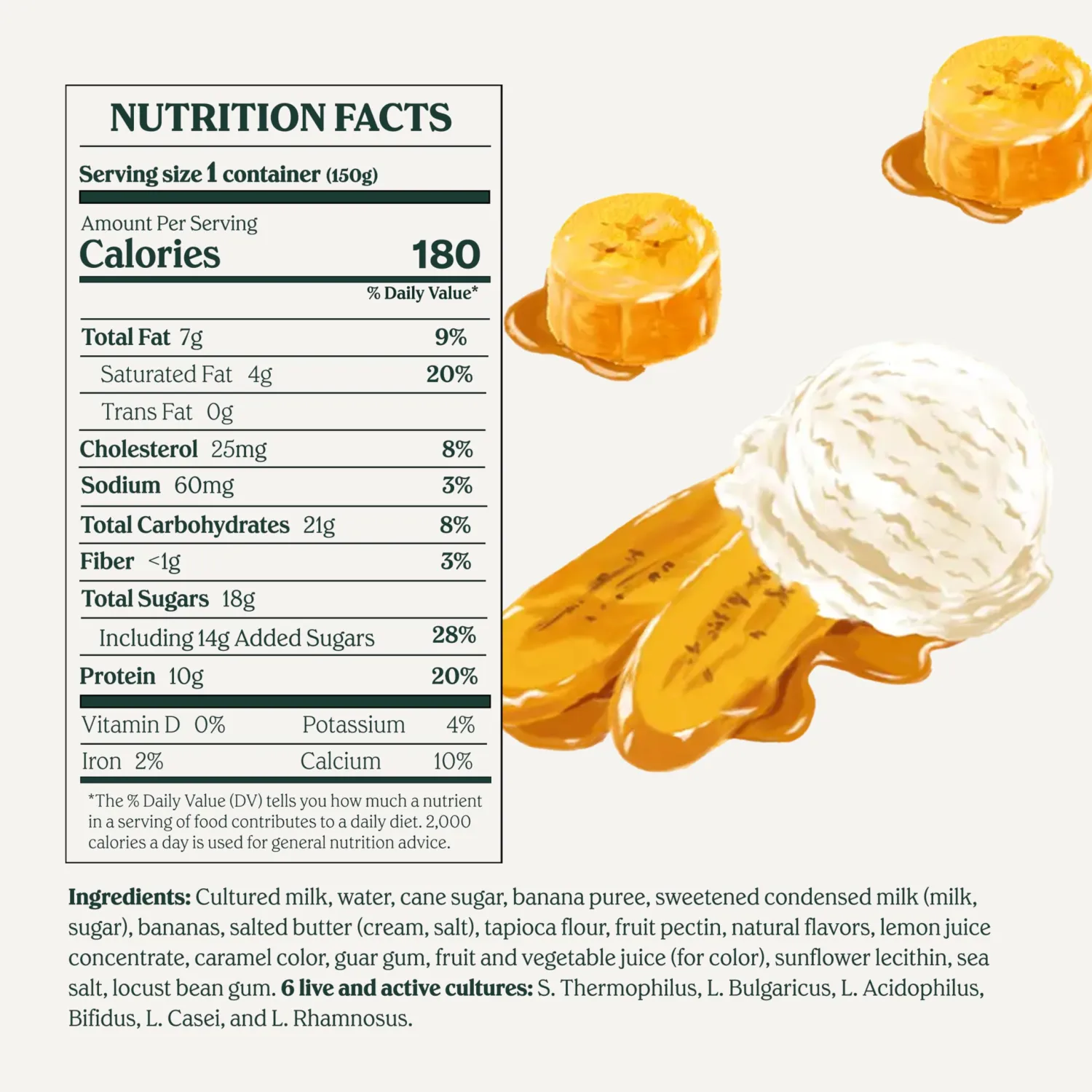 Chobani Creations® Bananas Foster 5.3oz