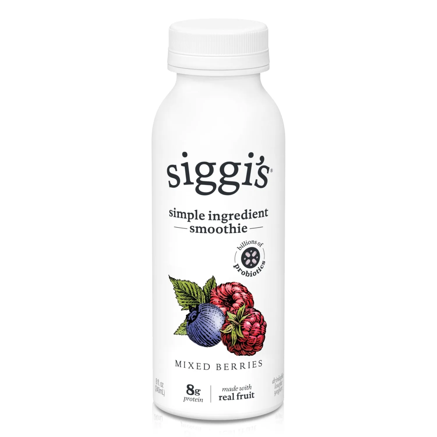 Siggi's Mixed Berry Low Fat Drinkable Yogurt, 8oz