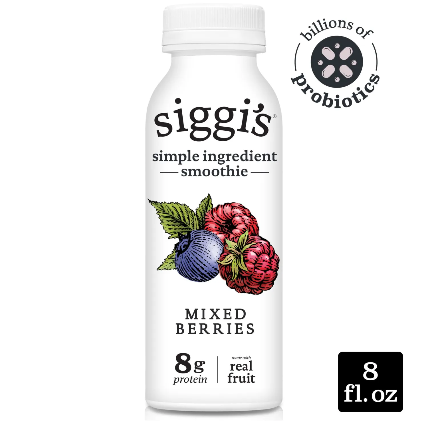 Siggi's Mixed Berry Low Fat Drinkable Yogurt, 8oz