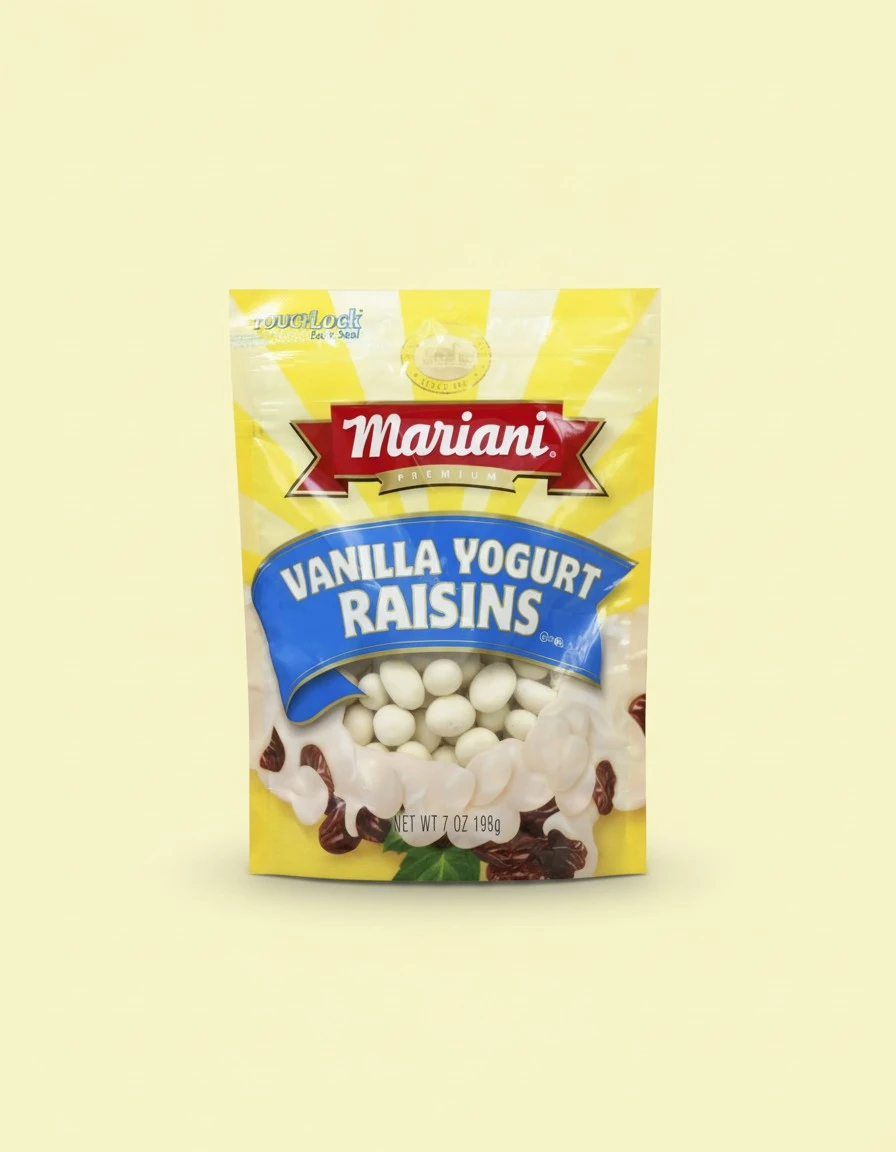 Mariani Vanilla Yogurt Raisins 7oz. (1 Bag)