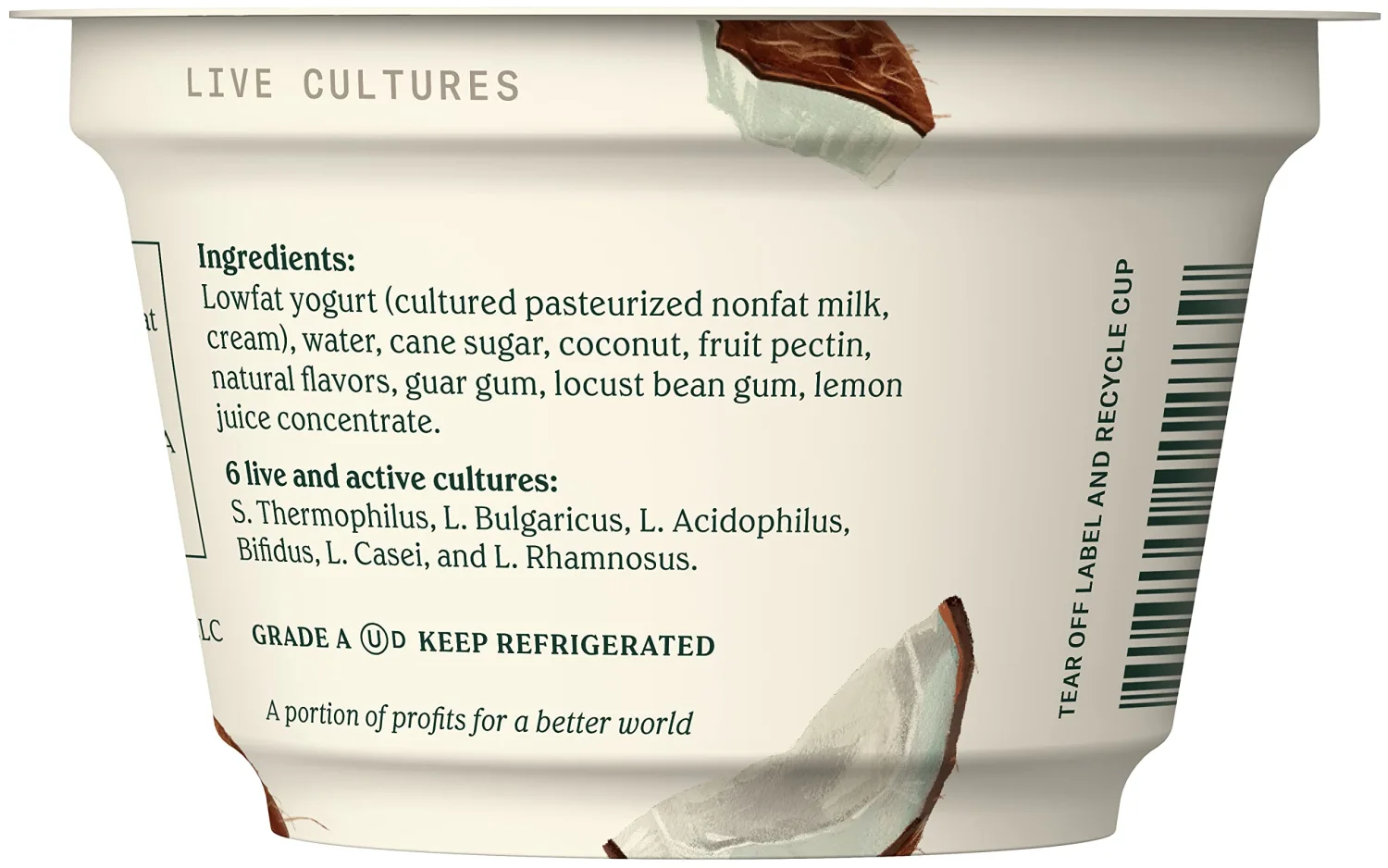 Chobani® Low-Fat Greek Yogurt Coconut Blended 5.3oz