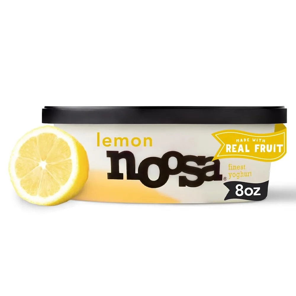 noosa Yoghurt, Lemon, 8oz, Probiotic, Whole Milk Yogurt, Juice from Real Lemons, No Artificial Ingredients, Gluten Free