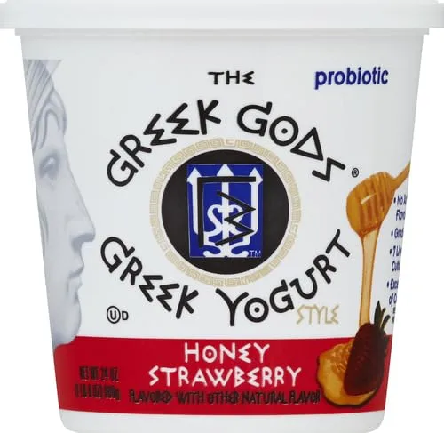 Greek Gods Honey Strawberry Greek Yogurt, 24 oz.