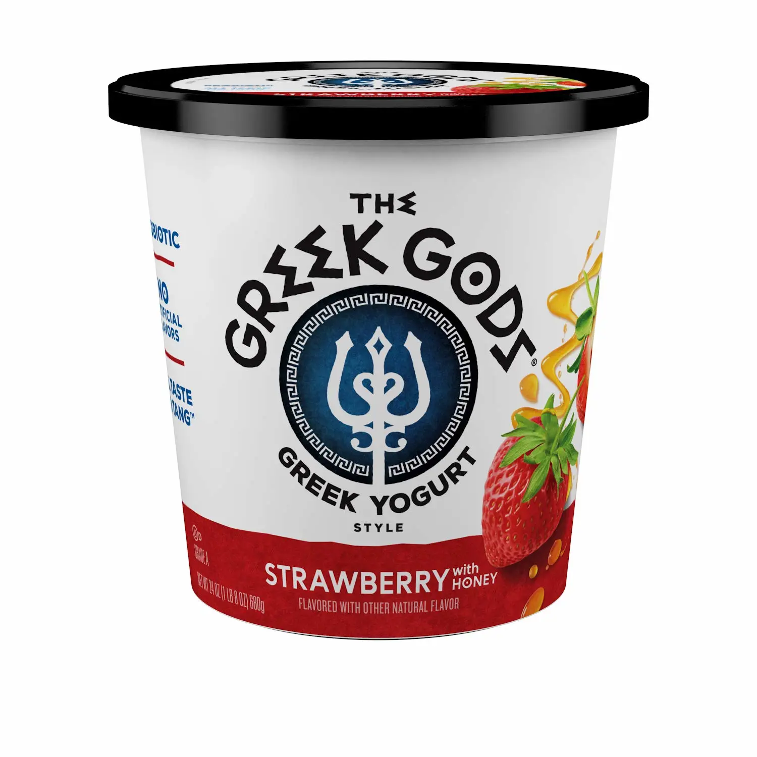 Greek Gods Honey Strawberry Greek Yogurt, 24 oz.