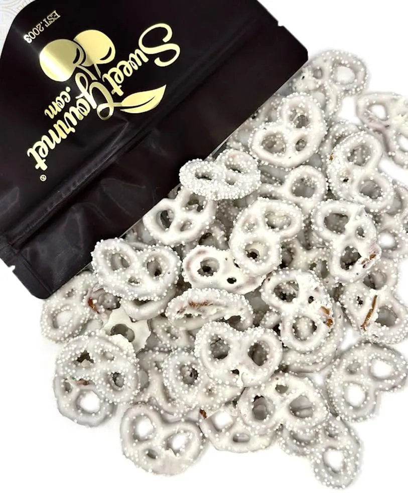 SweetGourmet Signature Sugar Cookie Christmas Pretzels | Holiday Sweet Gifts | 1 Pound