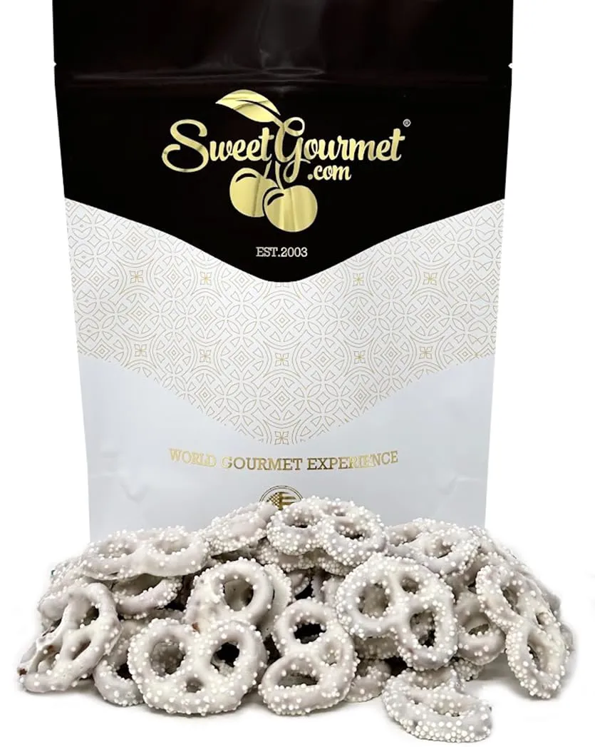 SweetGourmet Signature Sugar Cookie Christmas Pretzels | Holiday Sweet Gifts | 1 Pound