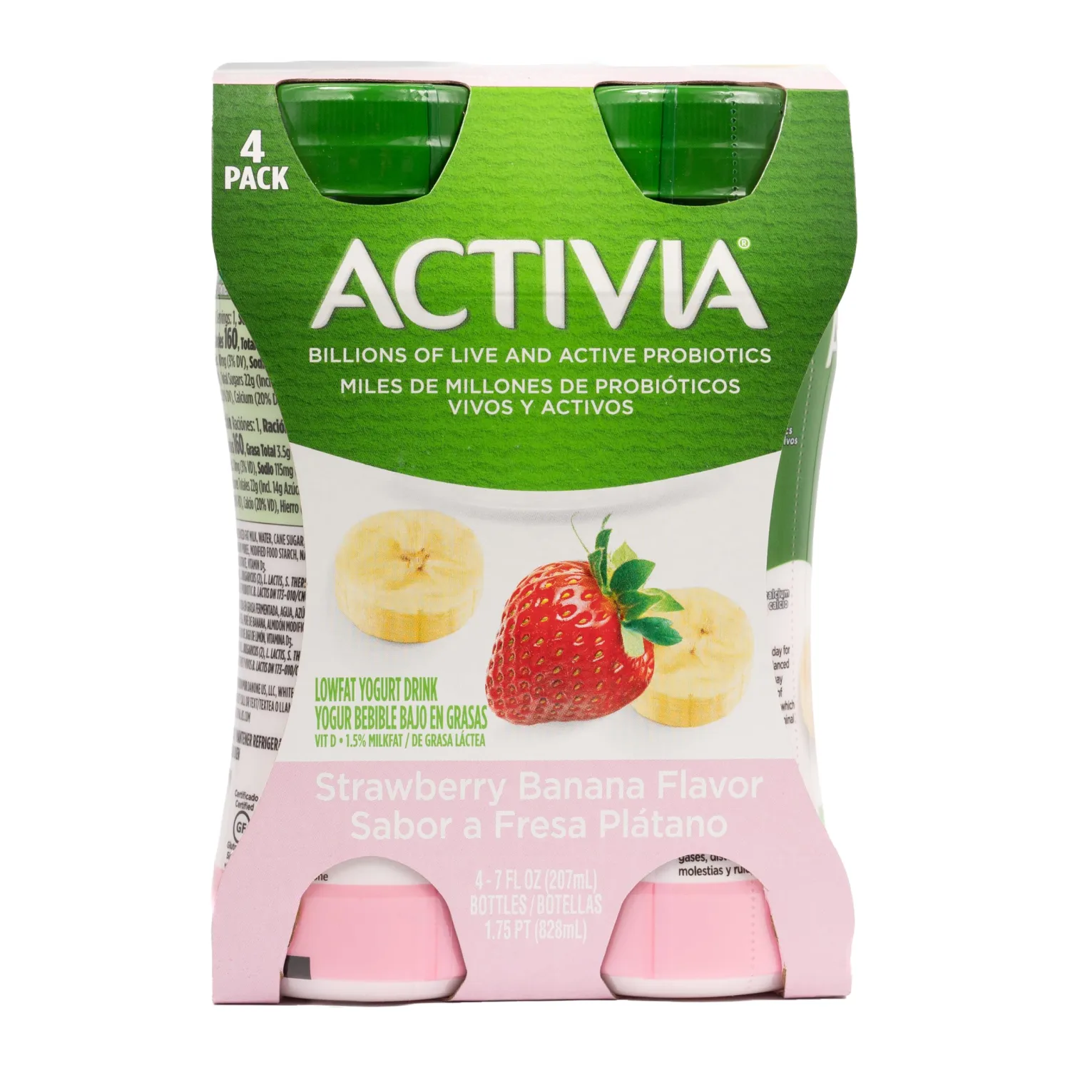 Dannon, Activia, 4 Pack, 27.9 Fl Oz