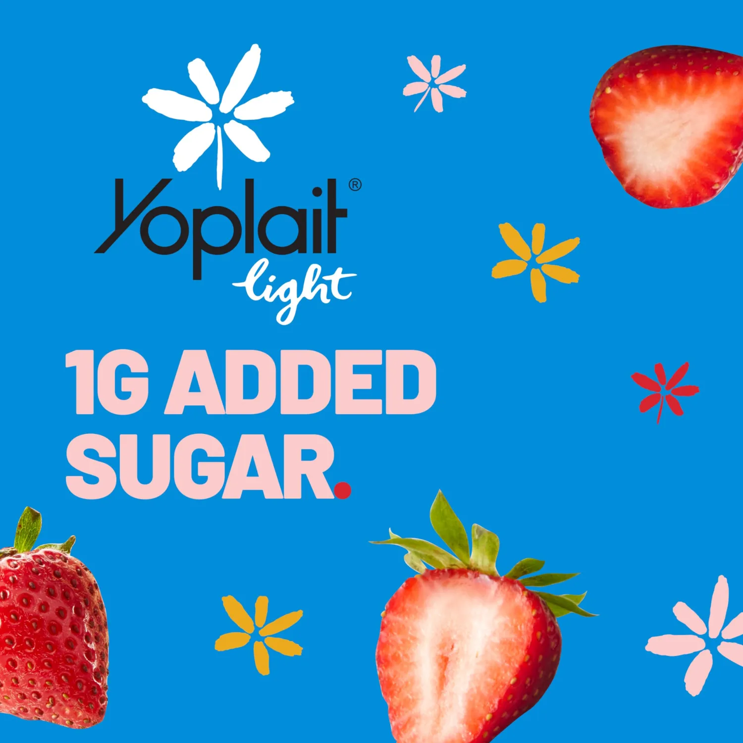 Yoplait Light Strawberry Fat Free Yogurt, 6 OZ Yogurt Cup