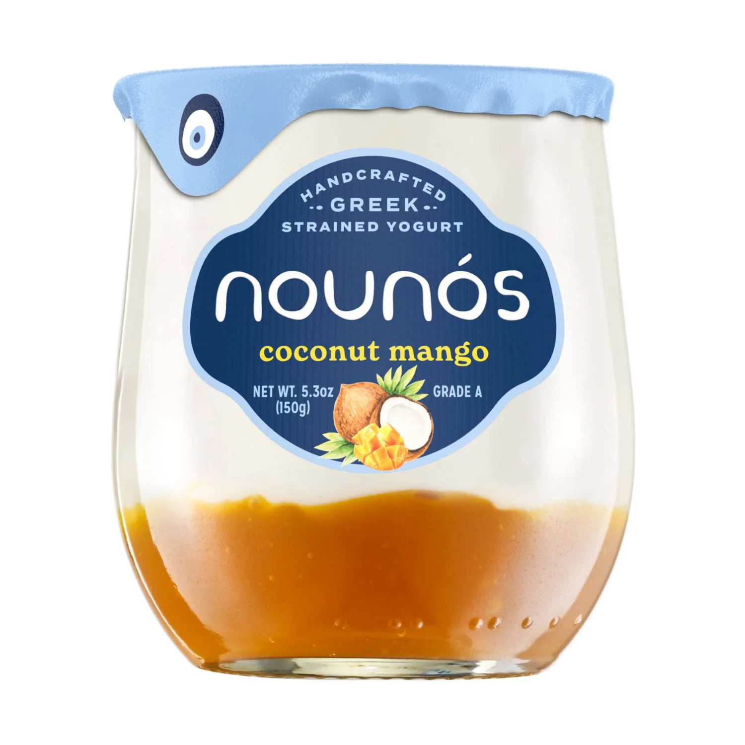 NOUNOS CREAMERY Coconut Mango Greek Yogurt, 5.3 OZ