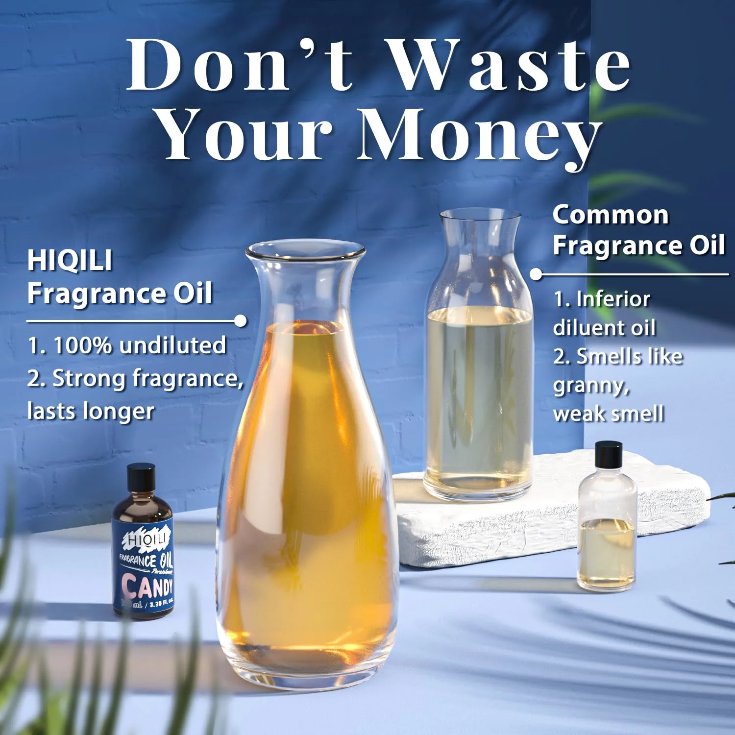 HIQILI Candy Fragrance Oil for Aromatherapy Diffuser, Car Freshies, Perfect for Soap, Perfume & Candle Making, Add in Shampoo and Lotion - 3.38 Fl Oz