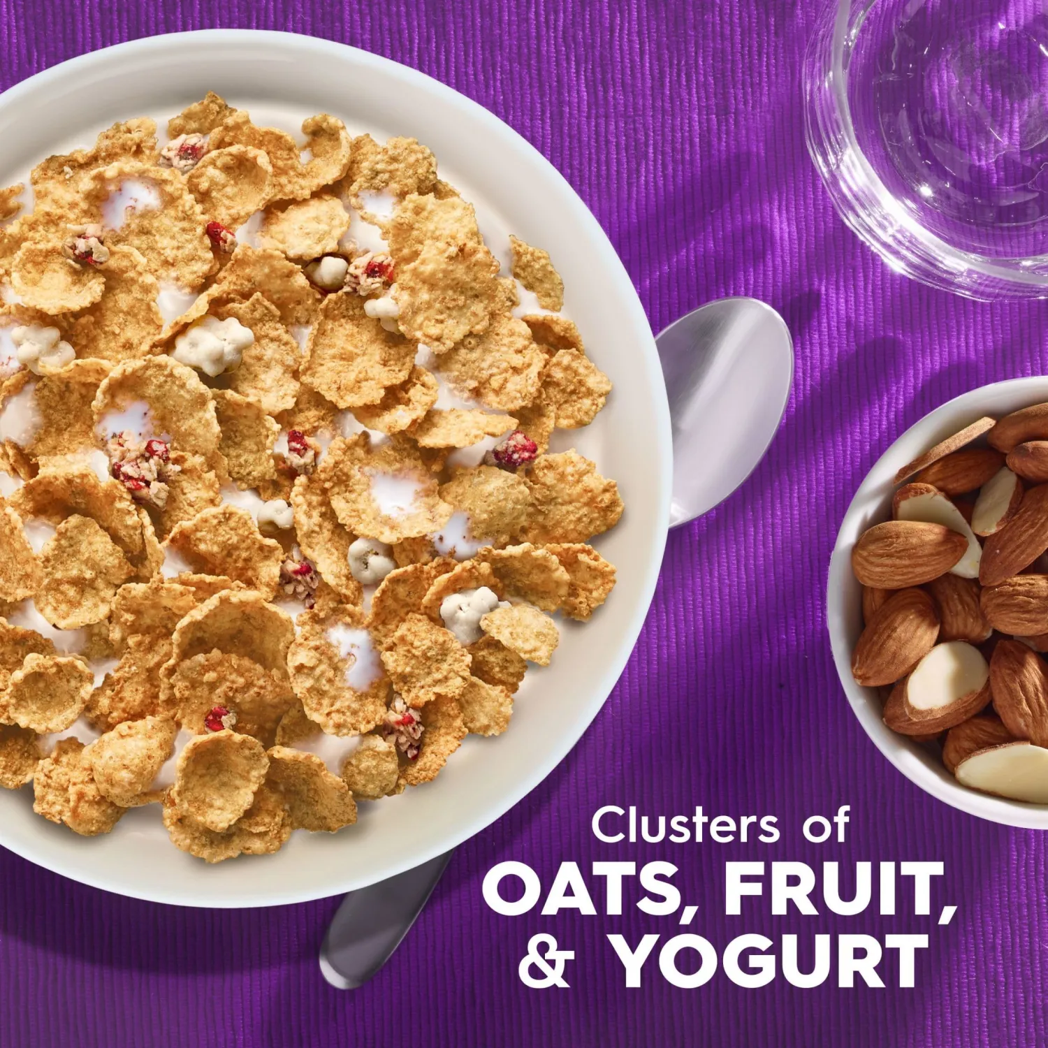 Kellogg's Special K Breakfast Cereal, Family Breakfast, Fiber Cereal, Giant Size, Fruit and Yogurt, 22oz Box (1 Box)