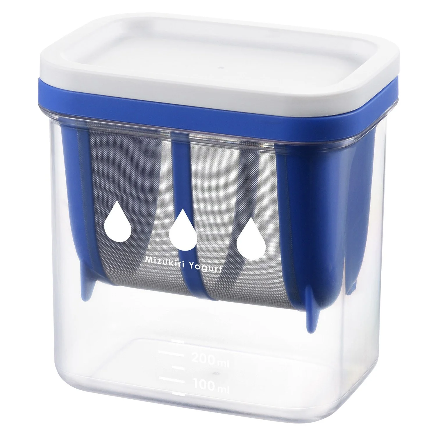 Akebono ST-3000 Drainer, Yogurt Maker, Made in Japan, Easy to Drain Yogurt, With Scale to Estimate Firmness, Holds 1 Pack of Commercially Available Yogurt