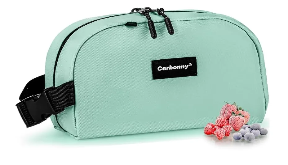 Small Cooler Bag Freezable Lunch Bag for Work School Travel,Leak-proof Small Lunch Bag,Small Insulated Bag For Kids/Adults,Freezer Lunch Bags,Freezable Snack Bag,Mini Lunch Bag 9.8x5.5x4 inches