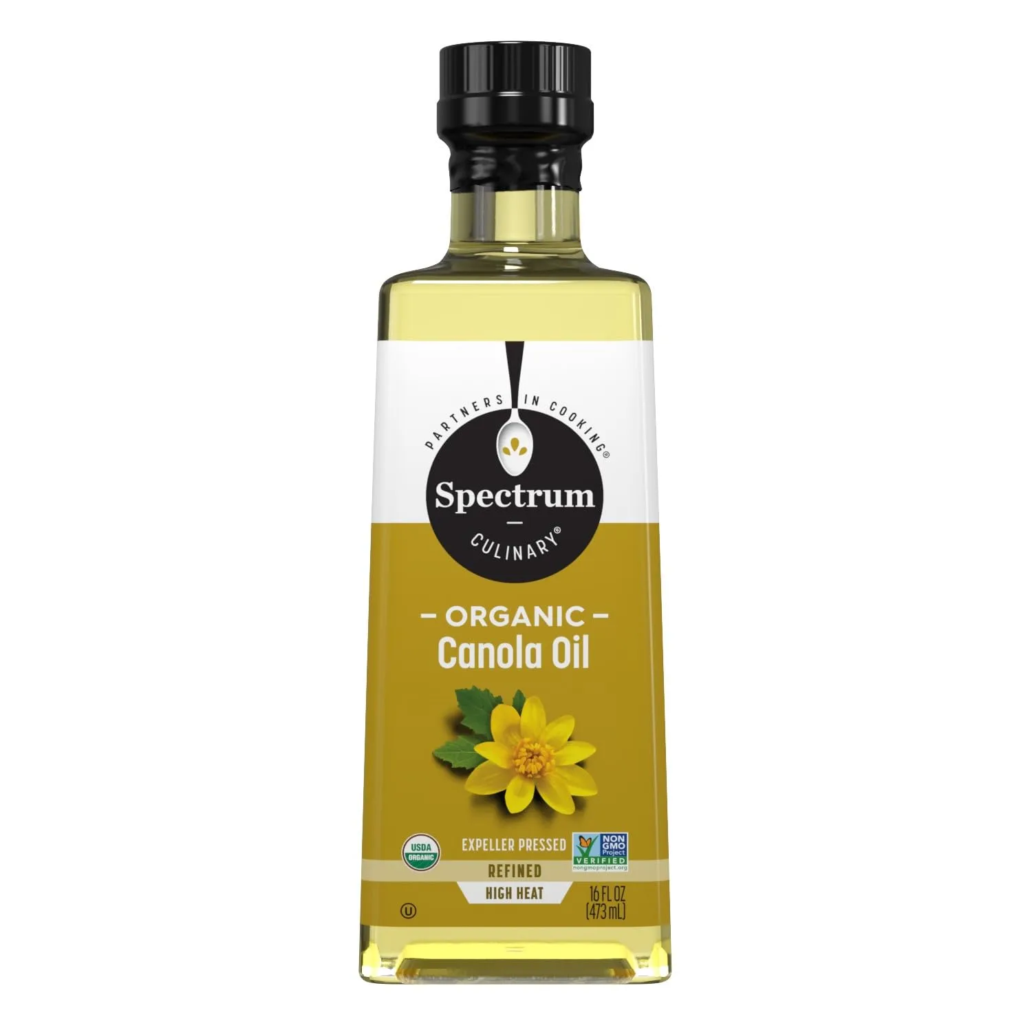 Spectrum Naturals Organic Refined Canola Oil, 16 Oz