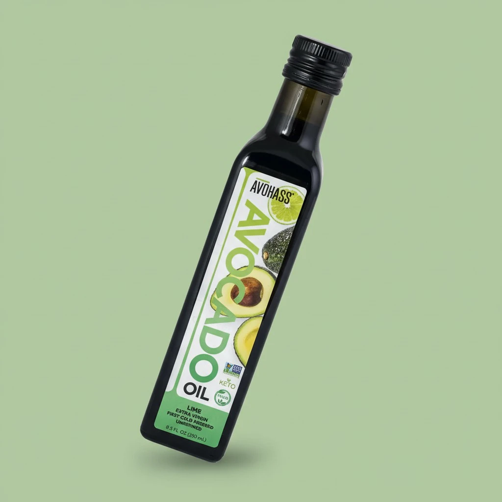 Avohass New Zealand Lime Extra Virgin Avocado Oil 8.5 fl oz Bottle