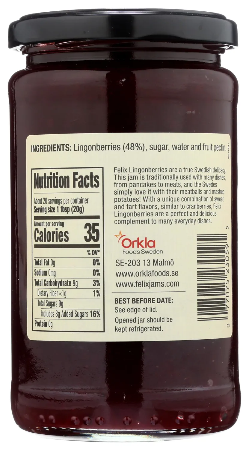 Felix Lingonberries, 14.5 Oz