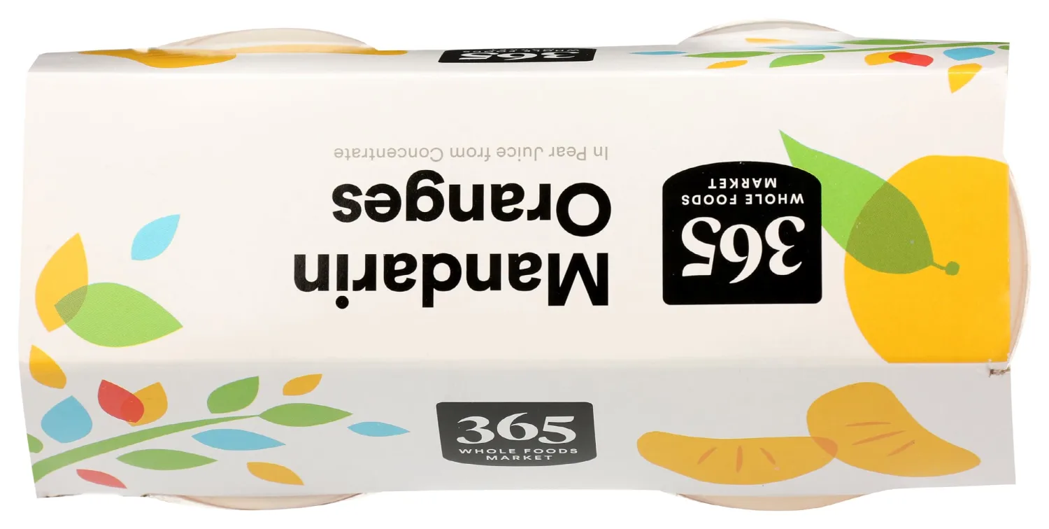 365 by Whole Foods Market, Oranges Mandarin, 4 Ounce, 4 Pack