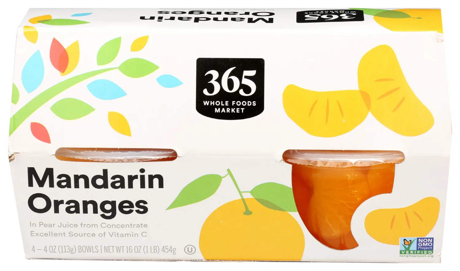 365 by Whole Foods Market, Oranges Mandarin, 4 Ounce, 4 Pack