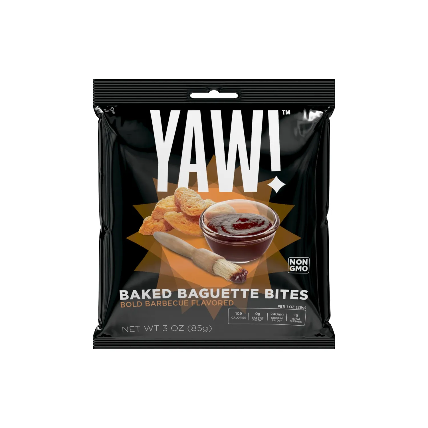 YAW! Baked Baguette Bites, Veriety Pack 5 Pack, Non-GMO Ingredients, Crunchy Snack 5 Pack (15oz, Veriety Pack)