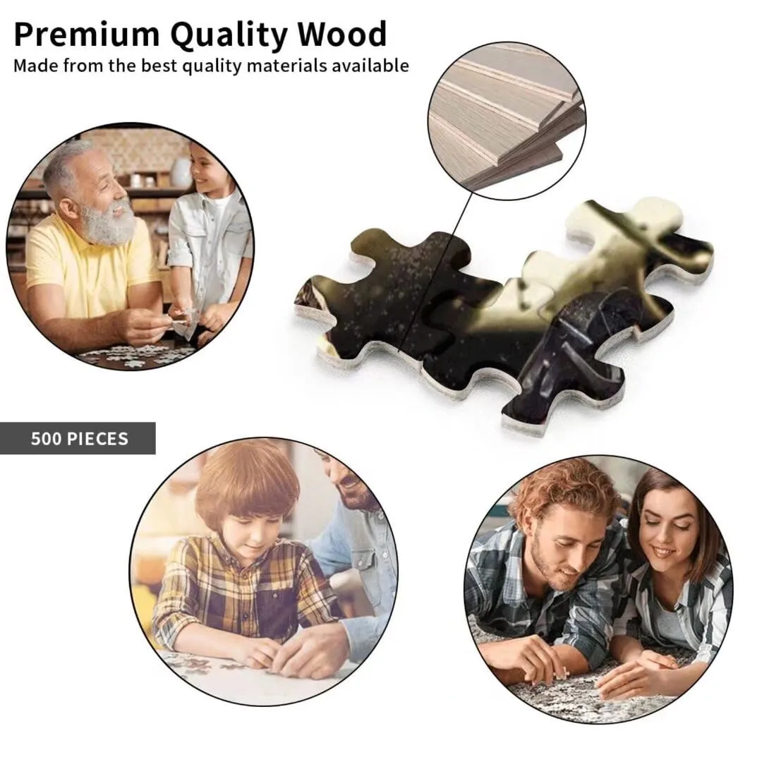 500 Piece Puzzle for Adults Jigsaw Puzzles Thick Sturdy Hard Challenging Difficult Party Games Props a Tree Puzzles for Adults