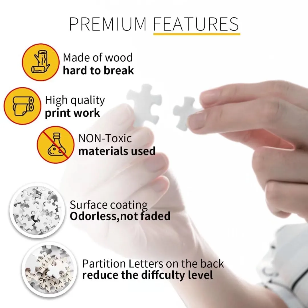 500 Piece Puzzle for Adults Jigsaw Puzzles Thick Sturdy Hard Challenging Difficult Party Games Props a Tree Puzzles for Adults