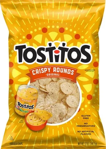 Tostitos Tortilla Chips Crispy Rounds, 12 Oz