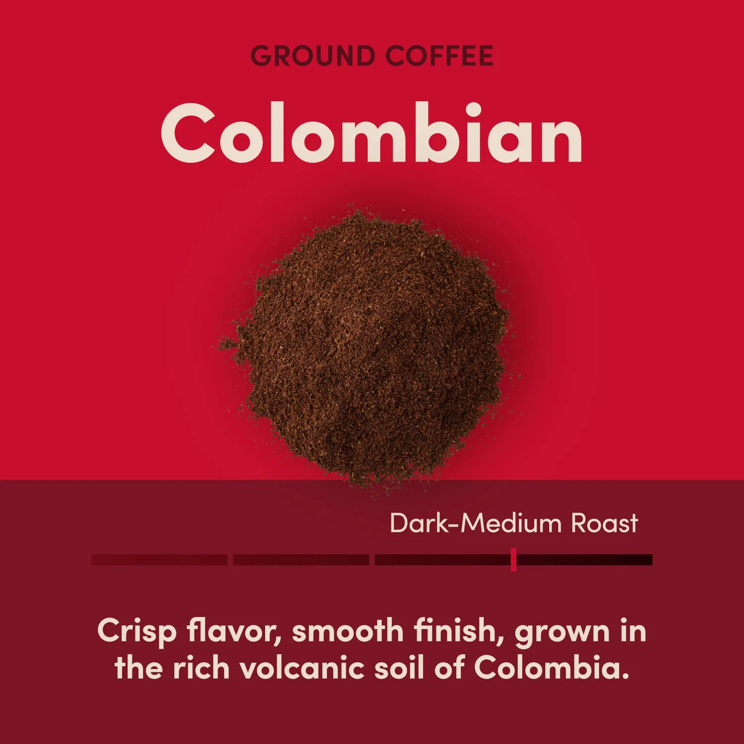 Tim Hortons Colombian Ground Coffee 30 oz Can