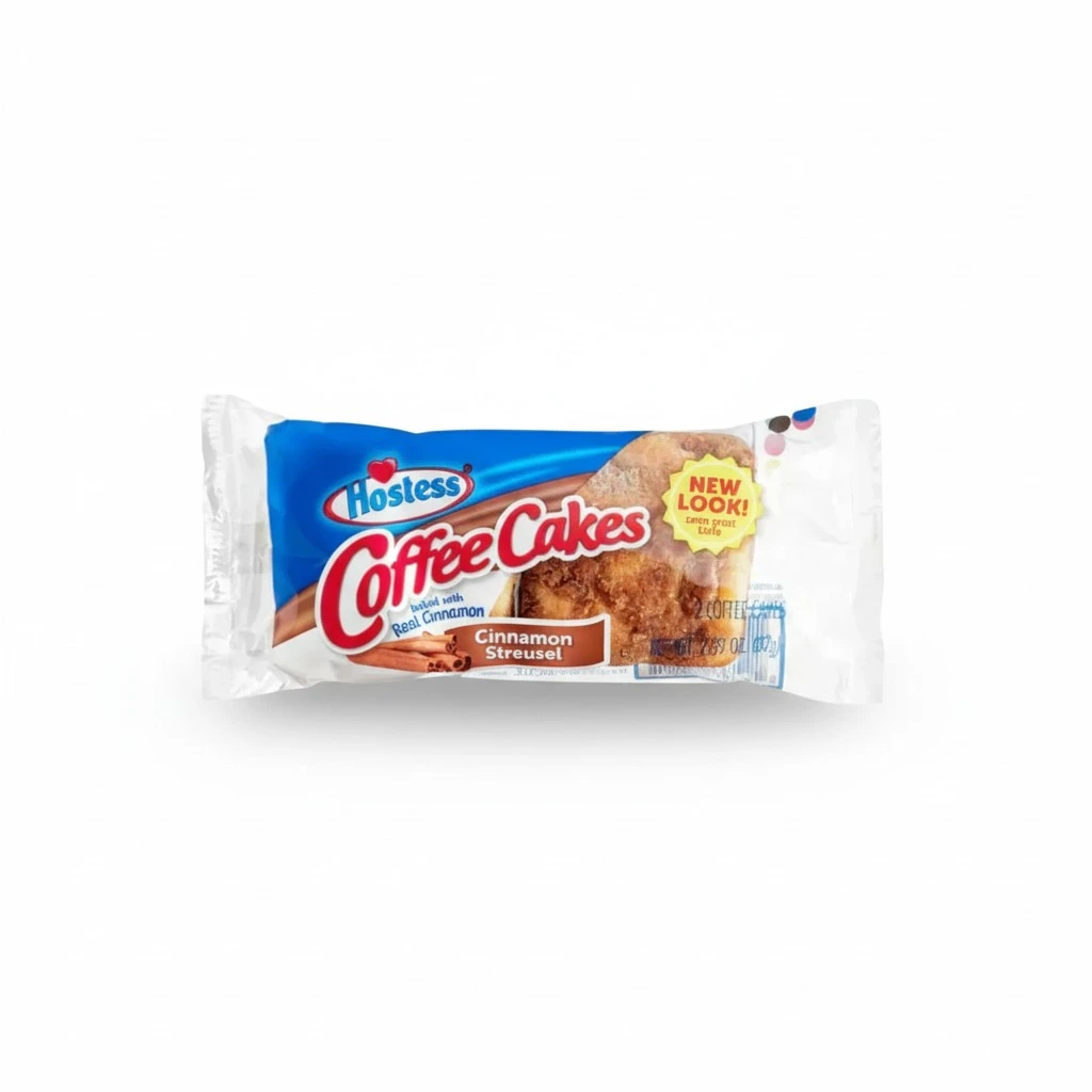 Hostess Cinnamon Streusel Coffee Cake 2 ct 2.89 oz 2 Pack – Snack Cakes Like Ding Dongs, Hostess Donuts, Mini Muffins & More